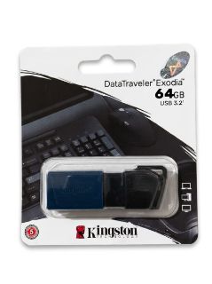 FLASH MEMORY USB 3 - 64G KINGSTON بلاستيك